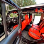 red captain chairs rear seats